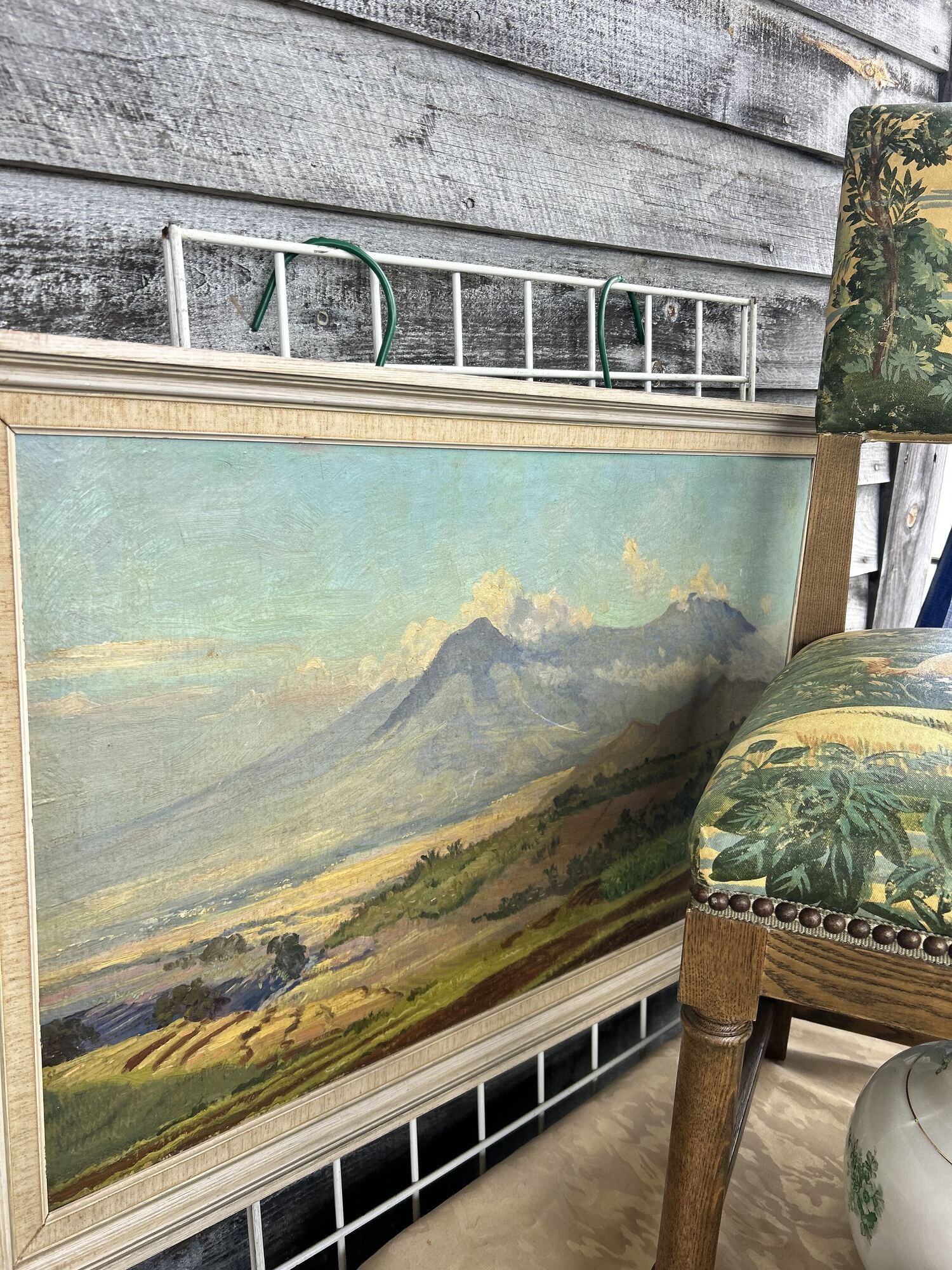 Mountain Vista with Terraced Fields