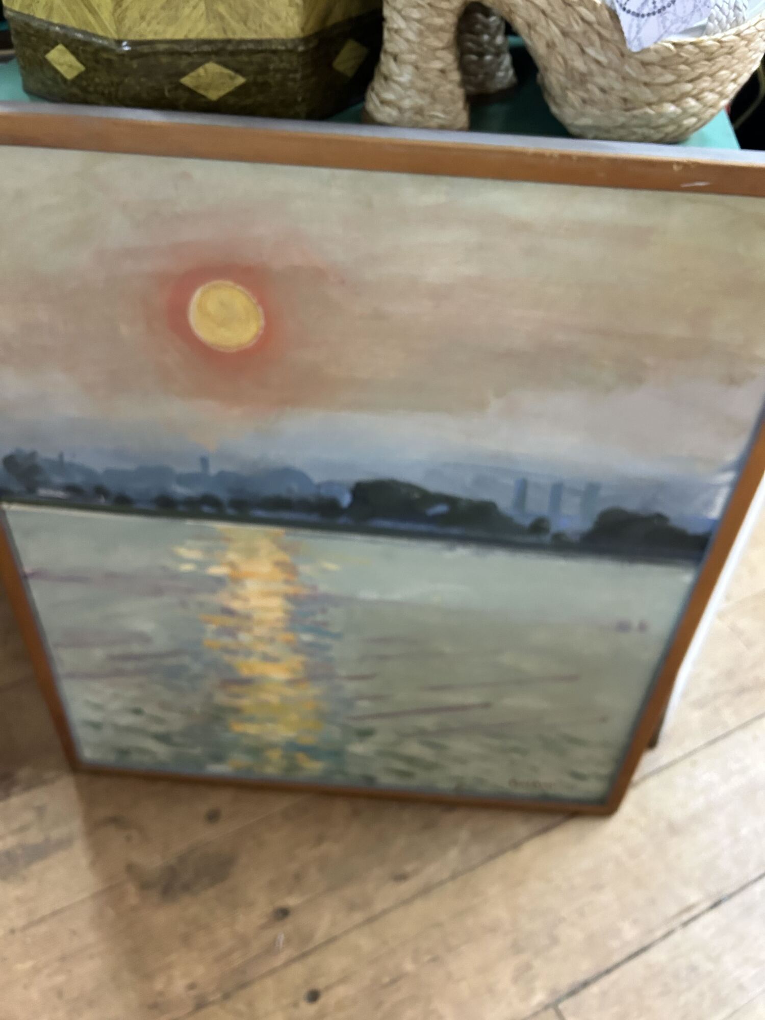 Sunset Over the Lake
